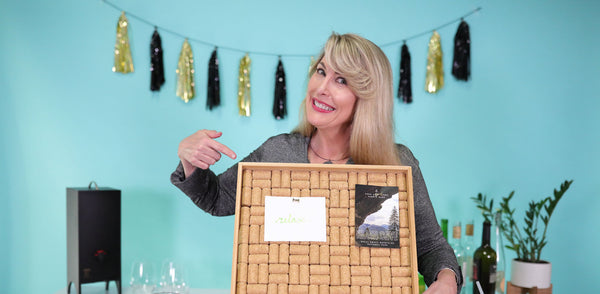 Welcome 2021! Recipe for a mocktail and DIY corkboard