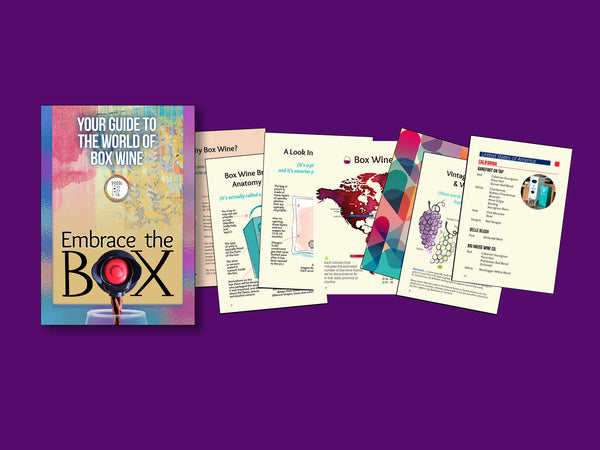 Cover and sneak peek of Embrace the Box: Your Guide to the World of Box Wine